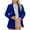 *1-Blue, variant on No Boundaries Women's Business Lapel Blazer,Womens Long Sleeve Work Jacket,Casual Office Open-Front Coats For Ladies,Beige,Size S