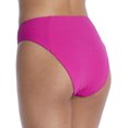 thumbnail image 3 of Becca by Rebecca Virtue RASPBERRY High-Waist Bikini Swim Bottom, US Small, 3 of 4