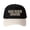 Black-khaki lettering, variant on MAKE HEAVEN CROWDED Embroidered Trucker Hat - Women's Fashion Adjustable Snapback Cap, Stylish Cross-border Design