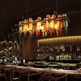 thumbnail image 4 of Vintage Industrial Wine Bottle Chandelier Island Bar Light Restaurant Pendant Lamp, 4 of 11