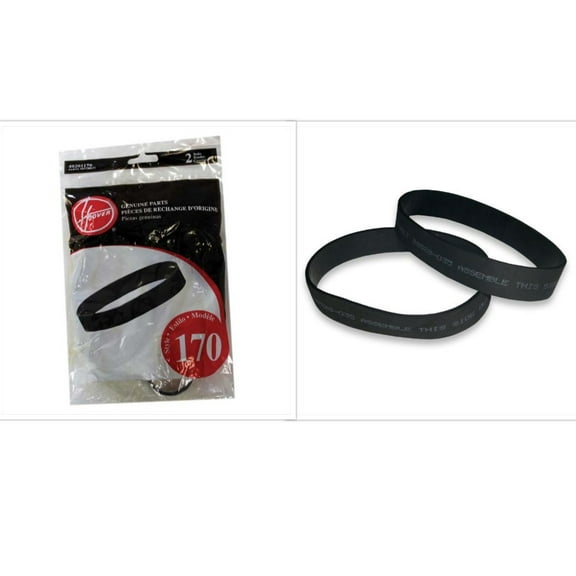 2PK, Compatible with Hoover BLISTER WINDTUNNEL POWER DRIVE, BELT-FLAT, 38528035, 40201170