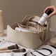 thumbnail image 2 of Cosmetic bag, toiletry bag, beige, makeup organizer, travel accessory., 2 of 4
