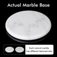 thumbnail image 6 of KES Free Standing Toilet Paper Holder Brushed SUS304 Stainless Steel Freestanding Toilet Tissue Holder with Heavy Marble Base, 6 of 10