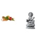 thumbnail image 1 of Escultura decorativa de resina de José durmiente, figura de Guan Yin Kuanyin, centro de mesa chino de Feng Shui y Buda femenino., 1 of 8