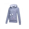 thumbnail image 3 of Fashion cat women hoodies (Pink, S, B), 3 of 11