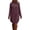 Wine 08, variant on Karymi Wedding Guest Dresses for Women Turtleneck Sweater Dress, Long Sleeve Oversized Loose Fit Side Split Hem Warm Casual Shift Dresses