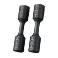 thumbnail image 3 of LOVIVER 2 Pieces Adjustable Dumbbells Multifunctional Fitness Equipment for Exercise Black, 3 of 8