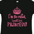 thumbnail image 4 of Inktastic So Cute Princess Girls Toddler T-Shirt, 4 of 5