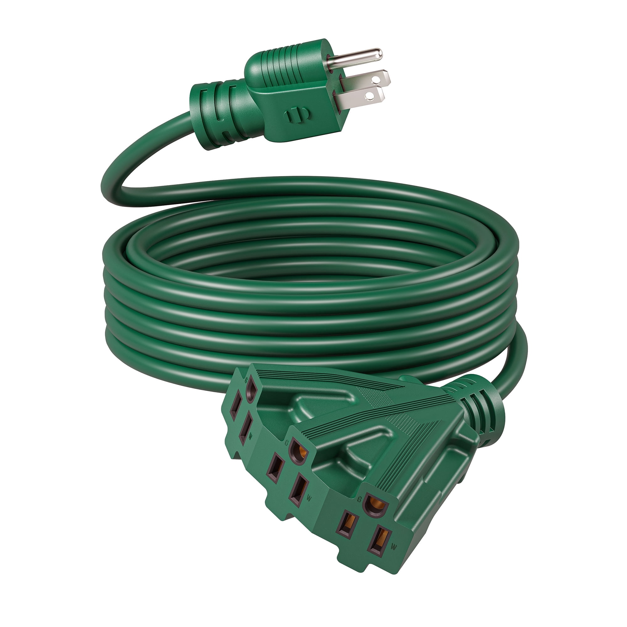 RIDGID Heavy Duty 50 Ft. 12/3 Tri-tap Electrical Extension Cord