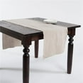 thumbnail image 1 of SARO 13009.N1672B 16 x 72 in. Rectangulaire à Franges Design Pierre Lavée Linge de Table Coureur - Naturel, 1 of 1