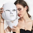 thumbnail image 2 of EIMELI Plug-In LED Seven-Color Face Care Face Mask 7-Color LED Face And Neck Care Mask  Valentine‘S Day And Other Festivals, 2 of 7