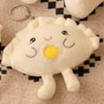 thumbnail image 3 of Cute Dumpling Plush Pillow Funny Food Soup Dumplings Plushie Kawaii Stuffed Aniamls Toys Hugging Gifts for Kids White 5.12inch/13.78inch, 3 of 7