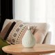 thumbnail image 5 of Fiudx Artículos en oferta con ofertas flash Vela de aromaterapia con líneas geométricas nórdicas en forma de columna, grande, color blanco, 5 of 5