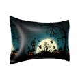 thumbnail image 2 of Disketp Happy Halloween 8 Satin Pillowcase For Hair And Skin - Satin Pillow Cases Standard Size 20x30 Inches With Zipper,Gifts For Women Men, 2 of 8