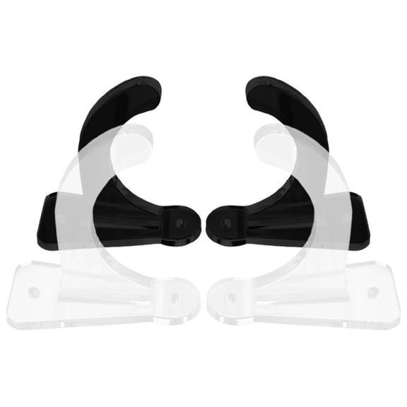 Horizontal Baseball Bat Hanger Wall Mount Display Rack Acrylic 2 Sets for Home Garage Storage