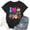 Black, variant on Womens Retro 90s Graphic Letter Crew Neck Summer Tops Casual Relaxed Fit Short Sleeve T Shirt Pullover Style Fashionable Daily Wear Tee