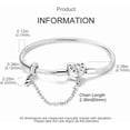 thumbnail image 4 of czcpp-Bracelets for Women 925 Sterling Silver Snake Chain Bracelets for Pandora Charm Beads, 4 of 4