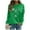 Silver, variant on SELONE St. Patricks Day Cute Oversized Sweatshirts for Women Long Sleeve Crewneck Tops Heart Pullover Raglan Outerwear