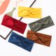 thumbnail image 3 of Diadema de invierno con estampado italiano, diadema elástica de 9 cm de ancho, 95 % poliéster y 5 % elastano, suave, cálida y elegante, para el día a día, el deporte y los viajes, 3 of 3