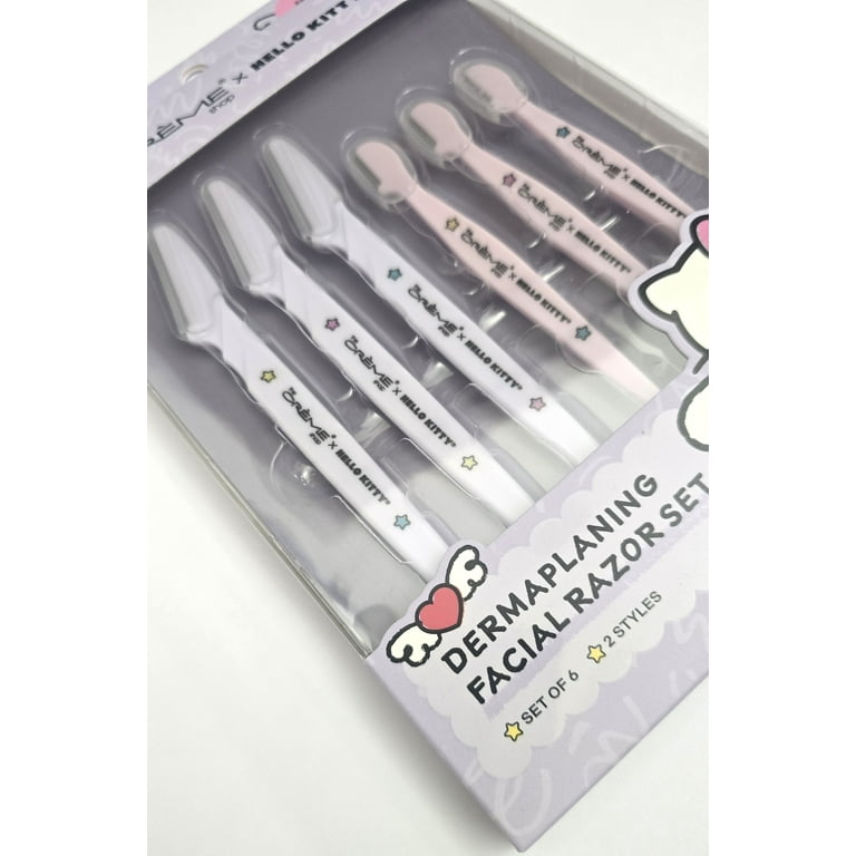 THE CREME SHOP X HELLO KITTY DERMAPLANING FACIAL RAZOR SET OF 6