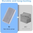 thumbnail image 3 of XINQIHANG 4-Pack Damp Duster, Reusable Dusters for Cleaning Household Use, Baseboard Cleaner Tool Cleaning Supplies for Scrub Fan Ceiling Kitchen Dish Blinds Glass Window Track Grooves and Faucets, 3 of 7