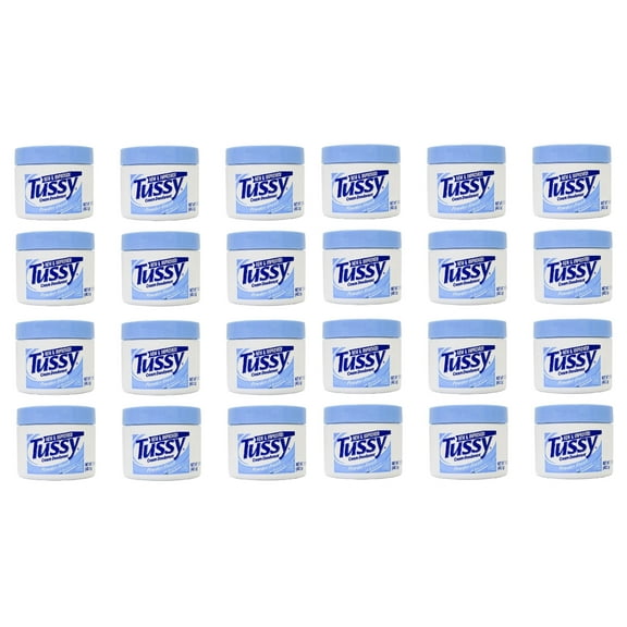 Tussy Deodorant Cream, Powder Fresh, 1.7 Oz (24 Pack)   Beyond BodiHeat Patch, 1 Ct