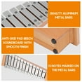 thumbnail image 2 of Glockenspiel Instrumento musical de percusión xilófono de piano de aluminio portátil Glockenspiel de 13 notas con palos de madera Tomshoo  Glockenspiel, 2 of 6