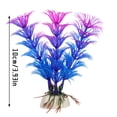 thumbnail image 3 of Artificial Aquarium Plant Blue Fish Tank Decor For Aquarium Setup Tank Landscaping Quiet Tank Display,A-10Cm, 3 of 5