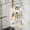 White-3 Tier, variant on Over the Door Shower Caddy - 3 Tier Adjustable Shower Organizer Hanging with Soap Holder, No Drilling Stainless Steel Bathroom Rack Hanging for Body Wash, Shampoo, Soap, Razor, Black