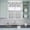 gray, black, variant on 3 Piece Kitchen Curtains and Valances Set Purple Grey Botanical Cafe Curtains 36 Inch Length Spring Floral Summer Farmhouse Valance & Tier Curtain for Living Room Bedroom Window 54"x18" 27"x36"*2