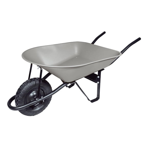 Carretilla Gris 4.5ft Llanta Neumática De Uso Industrial Foy FOY CAF452
