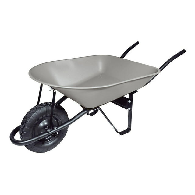 Carretilla Gris 4.5ft Llanta Neumática De Uso Industrial Foy FOY CAF452