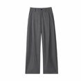 thumbnail image 4 of CONROSES Men's Baggy Suit Pants Wide Leg Dress Pants for Men Elegant High Waist Formal Wedding Trousers with Pocket, 4 of 4