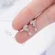 thumbnail image 2 of Pendientes colgantes de estrella sin piercing Regalo de joyería de plata para mujeres y niñas, 1 par JAMW Sencillez, 2 of 4