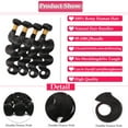 thumbnail image 3 of HAIRRO Hair One Bundle 100% Unprocessed Brazilian Virgin Human Hair Bundles Body Wave Bundles Wet Human Hair Natural Color Hair Extensions, 3 of 8