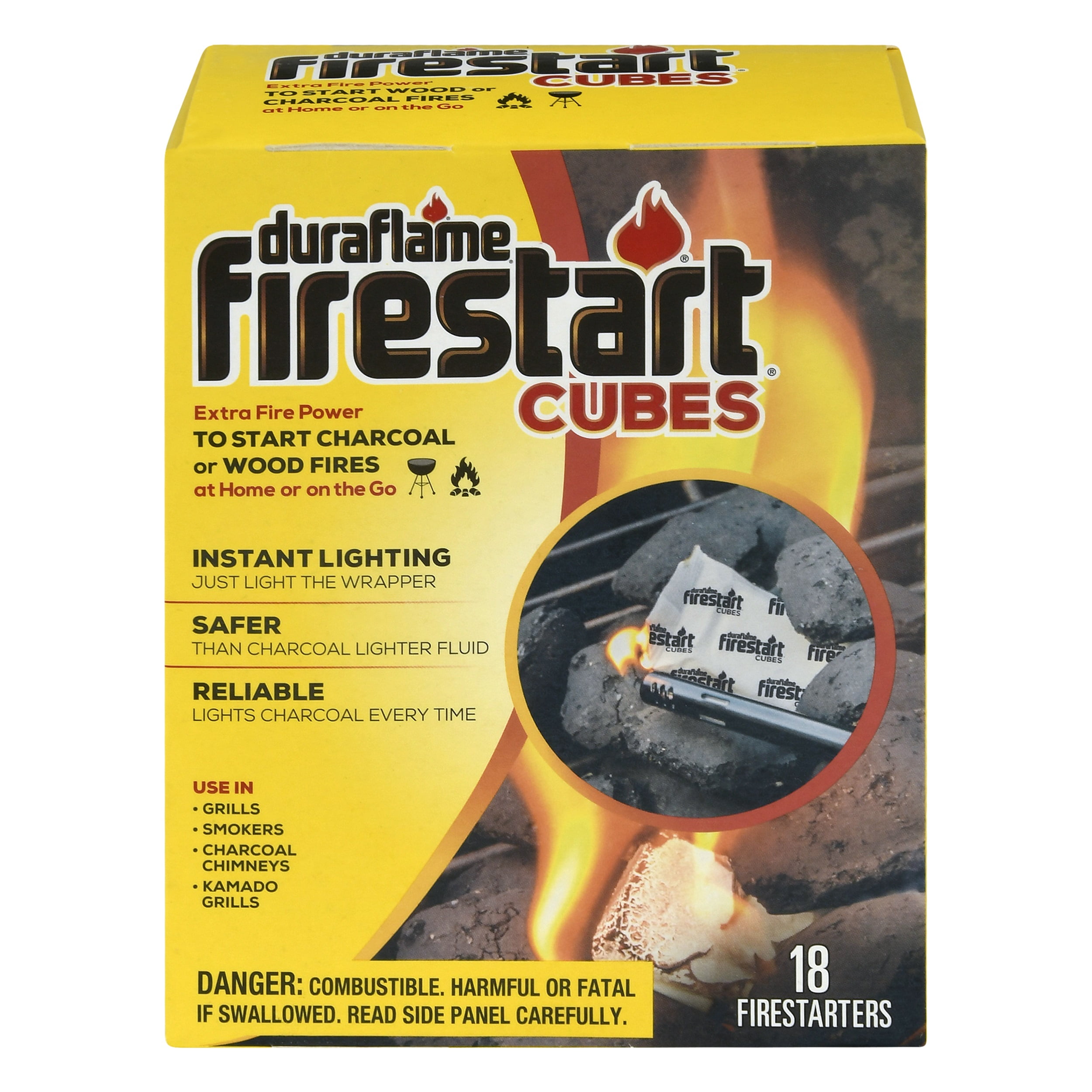 18 pack duraflame Firestart CUBES Firelighters