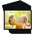 thumbnail image 1 of shiyou-Black Magnetic Picture Frame 4X6 for Refrigerator,Photo Magnets Sleeves, 1 of 4