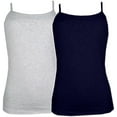 thumbnail image 6 of Maidenform Cotton Stretch Camisole - 2 Pack DMC008 S/Grey Heather/Navy, 6 of 6