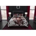 thumbnail image 3 of Hannya Bedding Set, Comforter or Duvet, Anime Bed Cover, White Goth Bedroom, 3 of 5