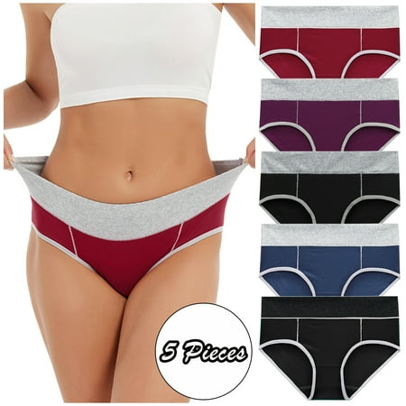 

Intimates Women Solid Color Patchwork Briefs Panties Underwear Knickers Bikini Underpants Lingerie