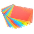 thumbnail image 2 of MIANGASTORE Colored Binder Divider A4 Notepad Divider Tab Notebook Index Divider Page Divider for DIY, 2 of 8