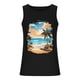 thumbnail image 2 of Tanques para Hombre para el Verano Solto Chaleco Impresión Deportivo Cuello Redondo, Casual, 2 of 4