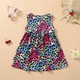 thumbnail image 2 of Uccdo 2T-12T Girls Casual Summer Dresses Cute Printed Beach Wear Boho Dress Sleeveless Sundress, 2 of 8