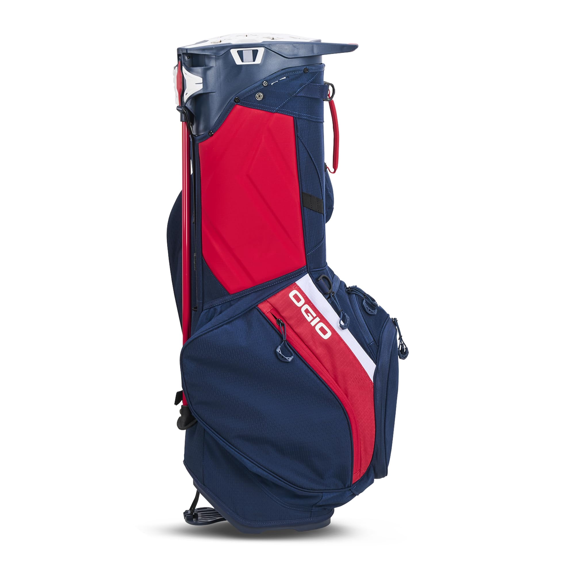 Ogio Golf Silencer Hybrid Stand Bag Red/White/Blue