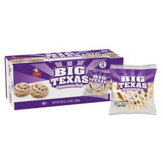 Big Texas Cinnamon Roll, 4 oz., 12 count.pack of 2