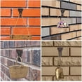 thumbnail image 7 of 10Pcs Brick Clips for Hanging Outdoors,Steel Picture Hangers, Heavy Duty Brick Wall Hangers for 2-1/4 inches to 2-3/8 inches High Bricks, 7 of 7