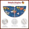 thumbnail image 5 of Bingfone Christmas Tree Skirt Mat Christmas Decoration Interior 30"-Construction Vehicles, 5 of 8