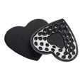 thumbnail image 1 of Cubierta de empanadas de pecho 2 Uds 1 Par De Cubiertas De Pecho Adhesivo De Silicona Mujeres Hombres Vestido De Noche Corazón Negro Corazón negro Magideal Cubierta de empanadas de pecho, 1 of 7