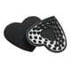 thumbnail image 2 of 2x 1 par de fundas reutilizables para empanadas almohadillas de silicona para camisas de vestir Sin mangas trajes de baño Corazón negro Hugo Cubierta de empanadas de pecho, 2 of 8