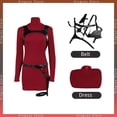 thumbnail image 3 of Disfraz de fantasía de Ada Wong Evil de Resident 4 Remake para mujer adulta, disfraz, peluca, cinturón, traje de carnaval de Halloween, 3 of 5